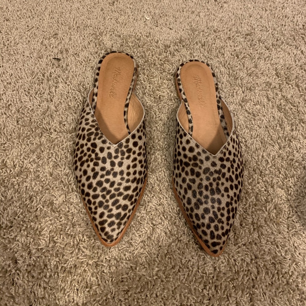 Madewell Emilia Mule in Dotted Calf Hair